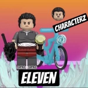 Characterz Building Set - Eleven with Blue Bike